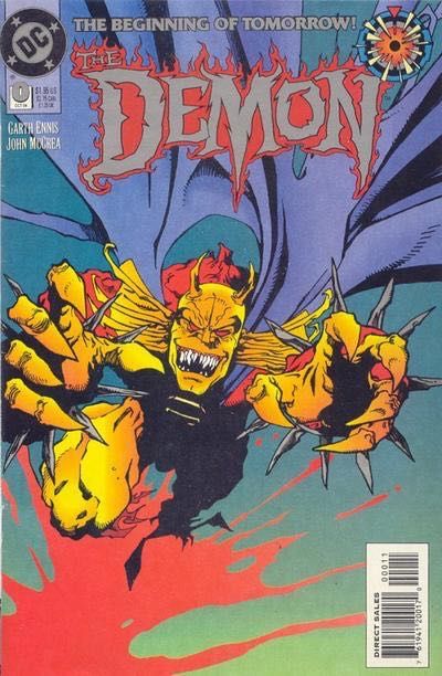 The Demon, Vol. 3 Zero Hour |  Issue#0 | Year:1994 | Series: Demon | Pub: DC Comics | Direct Edition