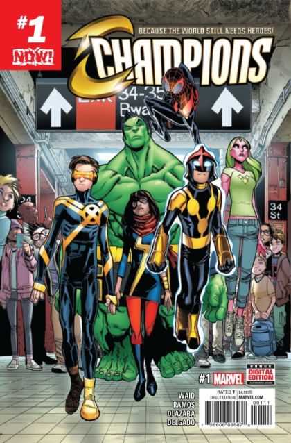 Champions, Vol. 2 (Marvel)  |  Issue#1A | Year:2016 | Series:  | Pub: Marvel Comics | Humberto Ramos Regular