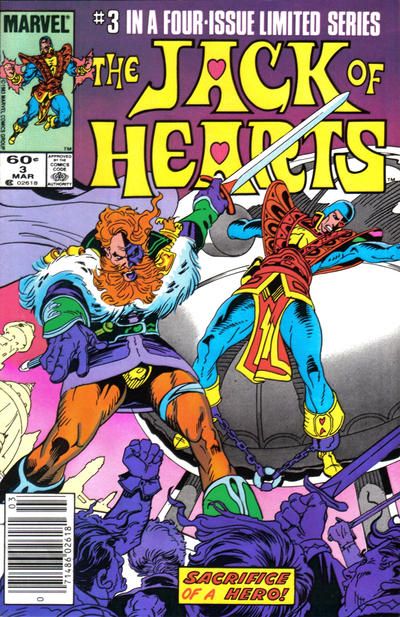 Jack of Hearts Heartbreak |  Issue#3B | Year:1984 | Series:  |