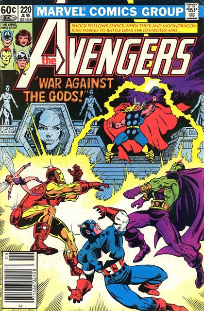 The Avengers, Vol. 1 War Against the Gods! |  Issue#220B | Year:1982 | Series: Avengers | Pub: Marvel Comics