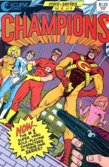 Champions (Eclipse) The Curse of the Hellfire Crown |  Issue#1 | Year:1986 | Series:  | Pub: Eclipse Comics