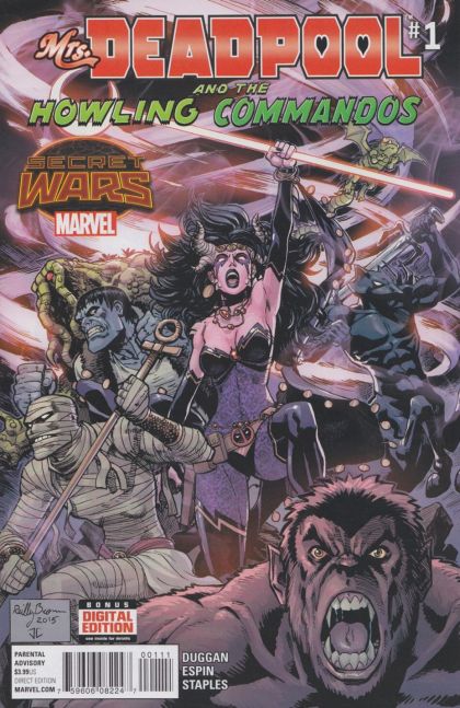 Mrs. Deadpool And The Howling Commandos Secret Wars  |  Issue#1A | Year:2015 | Series:  |