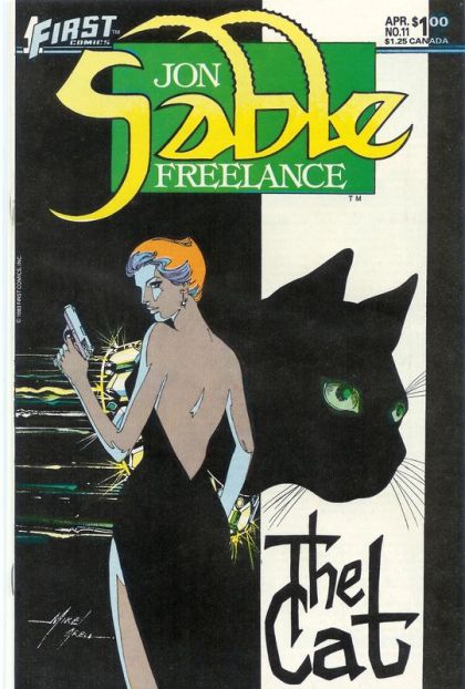 Jon Sable, Freelance The Cat |  Issue#11 | Year:1984 | Series: Jon Sable | Pub: First Comics