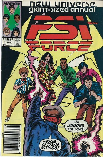 Psi Force Annual Secrets |  Issue#1B | Year:1987 | Series: New Universe |