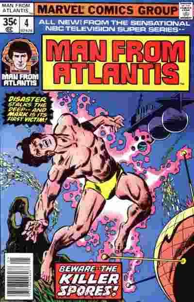 Man From Atlantis The Killer Spores |  Issue#4 | Year:1978 | Series: Man From Atlantis |