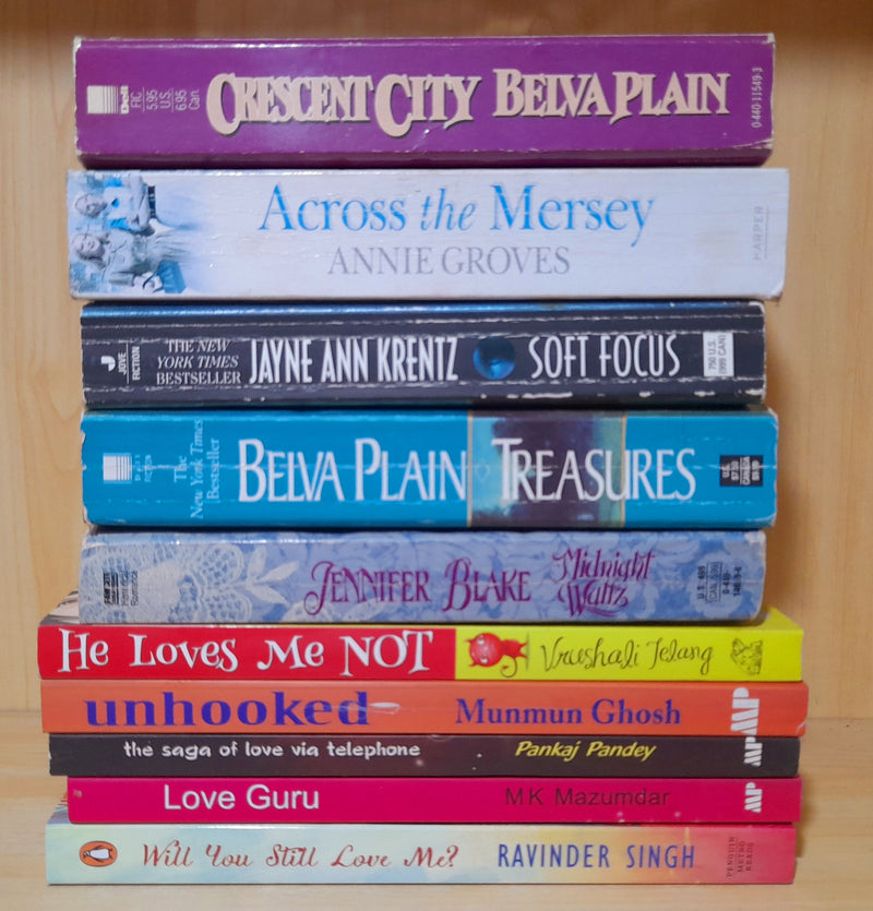 Love &  Romance Fiction 10 Books Set | Free Shipping | Free Bookmarks