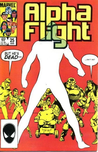 Alpha Flight, Vol. 1 ...And graves give up their dead... / Up from Lazarus' box |  Issue#25A | Year:1985 | Series: Alpha Flight |