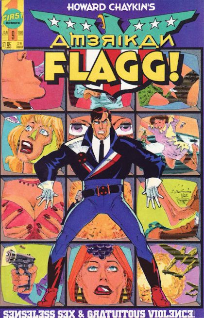 American Flagg!, Vol. 2 Loose Women and Best Men, Part 1 |  Issue#9 | Year:1989 | Series:  | Pub: First Comics