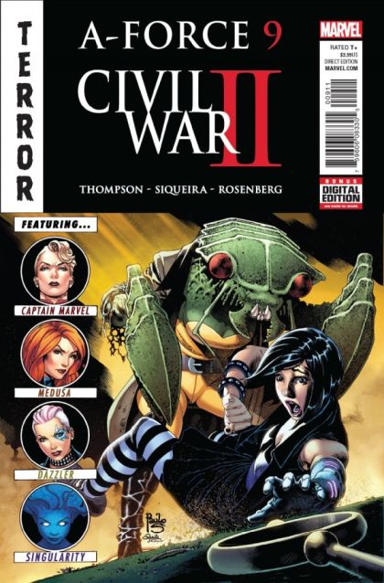 A-Force, Vol. 2 Civil War II - Alice, Part Two |  Issue#9A | Year:2016 | Series:  | Pub: Marvel Comics