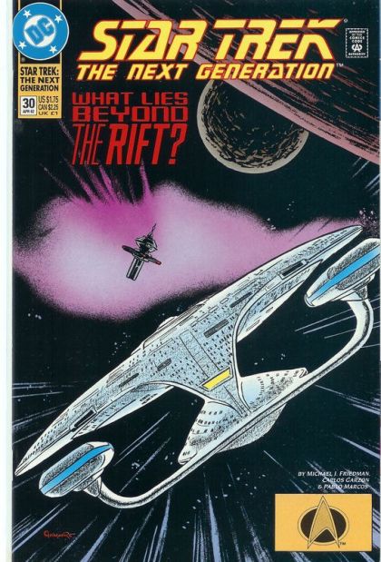 Star Trek: The Next Generation, Vol. 2 The Rift |  Issue#30A | Year:1992 | Series: Star Trek |