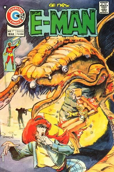 E-Man (Charlton Comics) TV Man / Withering Heights |  Issue