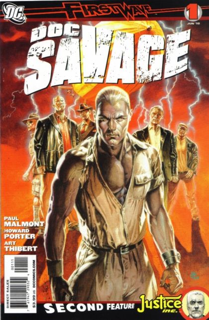 Doc Savage, Vol. 3 First Wave - The Lord of Lightning, Part One: Darkness Falls / Justice Inc. : Worst Nightmare |  Issue#1A | Year:2010 | Series:  | Pub: DC Comics