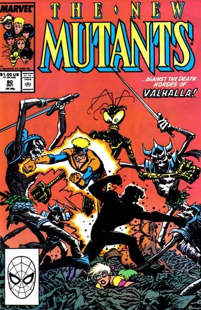 New Mutants, Vol. 1 Curse Of The Valkyries |  Issue#80A | Year:1989 | Series: New Mutants |