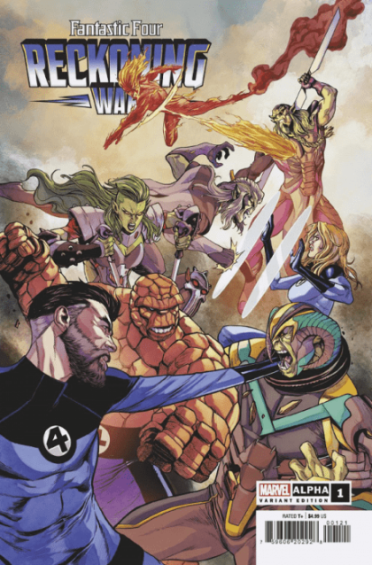 Fantastic Four: Reckoning War - Alpha  |  Issue#1B | Year:2022 | Series:  |