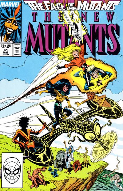 New Mutants, Vol. 1 The Fall of the Mutants - Our Way! |  Issue#61A | Year:1987 | Series: New Mutants |