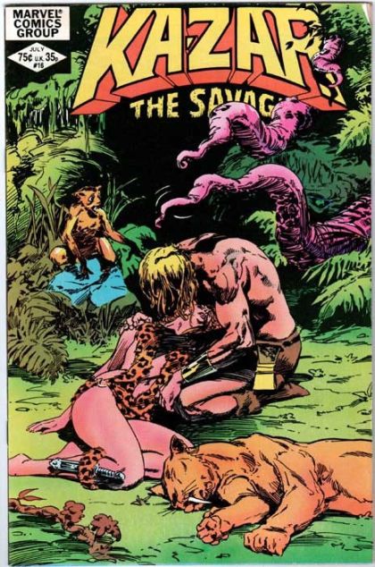 Ka-Zar, Vol. 3 It Creeps! |  Issue#16 | Year:1982 | Series: Ka-Zar |