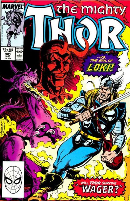 Thor, Vol. 1 The Wager |  Issue#401A | Year:1988 | Series: Thor |