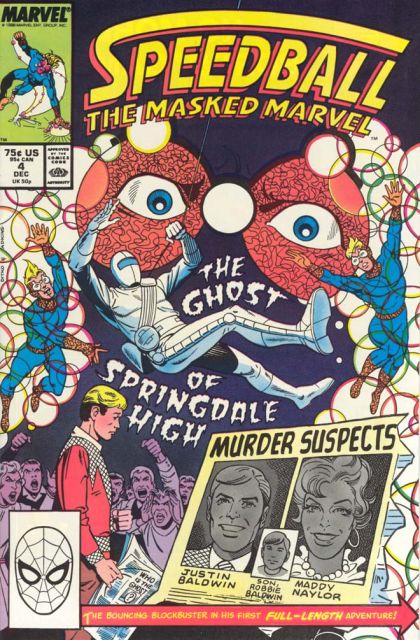 Speedball The Masked Marvel The Ghost of Springdale High |  Issue#4A | Year:1988 | Series:  |