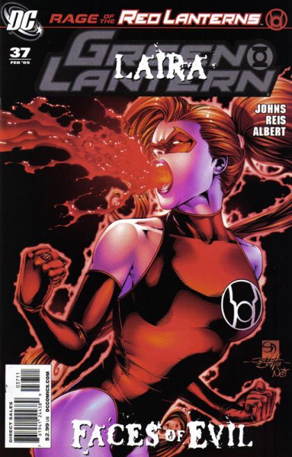 Green Lantern, Vol. 4 Faces of Evil - Rage of the Red Lanterns, Part Three |  Issue#37A | Year:2009 | Series: Green Lantern | Pub: DC Comics