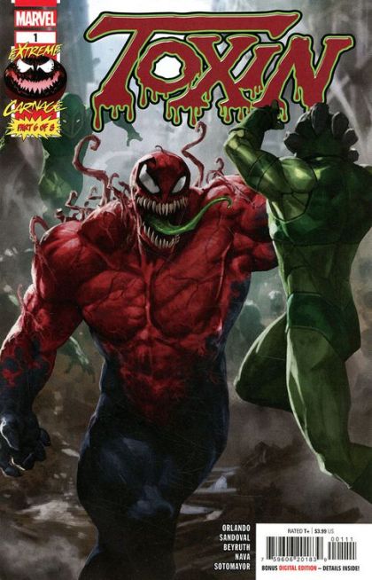 Extreme Carnage: Toxin  |  Issue#1A | Year:2021 | Series:  | Pub: Marvel Comics | Regular Skan Cover