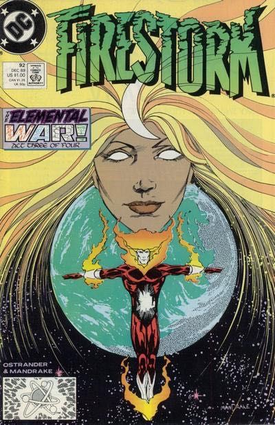 Firestorm, the Nuclear Man, Vol. 2 (1982-1990) The Elemental War, Vision |  Issue#92A | Year:1989 | Series: Firestorm |