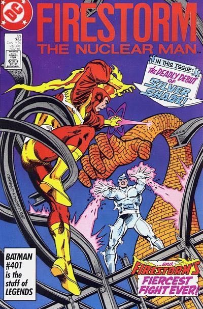 Firestorm, the Nuclear Man, Vol. 2 (1982-1990) Shades In Silver |  Issue#53A | Year:1986 | Series: Firestorm |