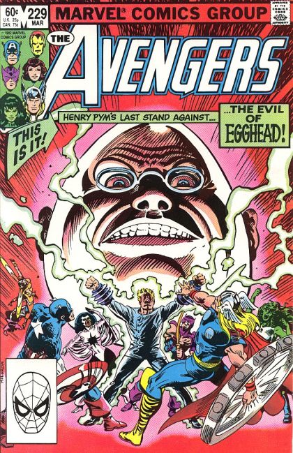 The Avengers, Vol. 1 Final Curtain! |  Issue#229A | Year:1982 | Series: Avengers |