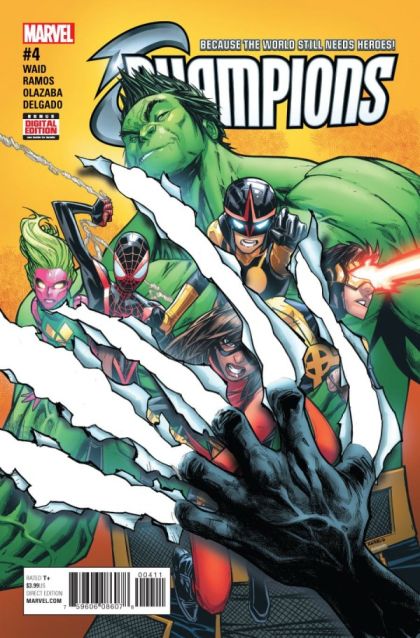 Champions, Vol. 2 (Marvel)  |  Issue#4A | Year:2017 | Series:  | Pub: Marvel Comics | Humberto Ramos Regular