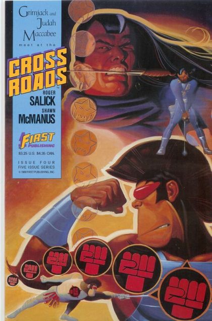 Crossroads Grimjack & Judah Maccabee |  Issue#4 | Year:1988 | Series:  | Pub: First Comics