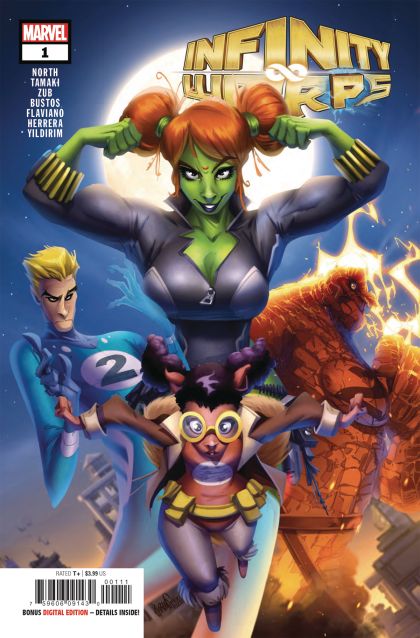 Infinity Wars: Infinity Warps Infinity Wars - Observer-X / Moon Squirrel And Tippysaur / Green Widow / The Terrific Two |  Issue#1A | Year:2018 | Series:  |