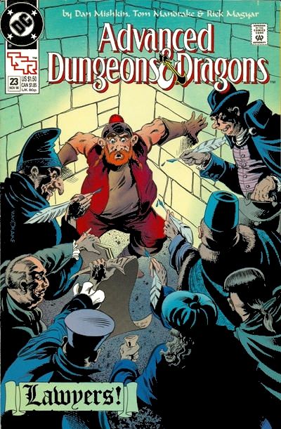 Advanced Dungeons & Dragons Lawyers! |  Issue#23A | Year:1990 | Series: TSR |