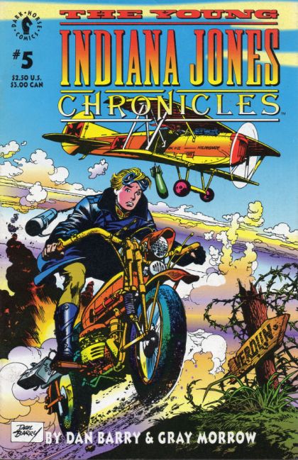 Young Indiana Jones Chronicles Verdun - September 1916 |  Issue#5 | Year:1992 | Series: Indiana Jones | Pub: Dark Horse Comics