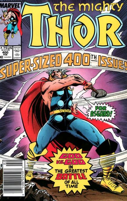 Thor, Vol. 1 Lest the Heavens Perish! / I... This Hammer! / When Volstagg Was in Flower / When Warriors Clasp |  Issue#400B | Year:1988 | Series: Thor |