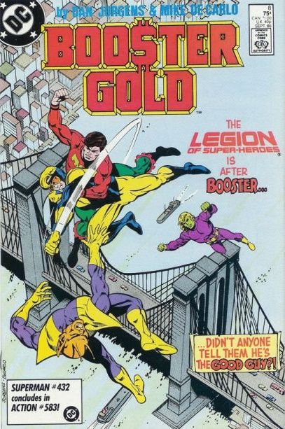 Booster Gold, Vol. 1 Time Bridge, Part 1 |  Issue#8A | Year:1986 | Series:  |