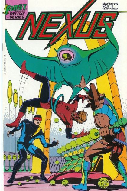 Nexus, Vol. 2 The Trialogue Trilogy, Part III: Up And Out |  Issue#8 | Year:1985 | Series: Nexus | Pub: First Comics