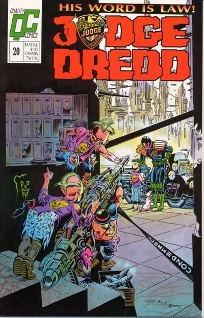 Judge Dredd, Vol. 2  |  Issue#20 | Year:1988 | Series:  | Pub: Quality Comics