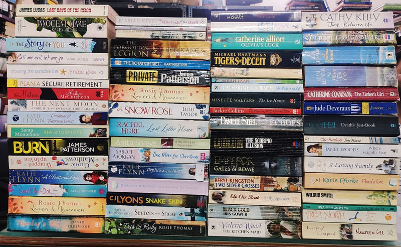 Big Box Sale | 10 Kg Box Full of Paperback Internation Romance Books | Contains 25-30 Assorted Romance Books | Free 15 Bookmarks