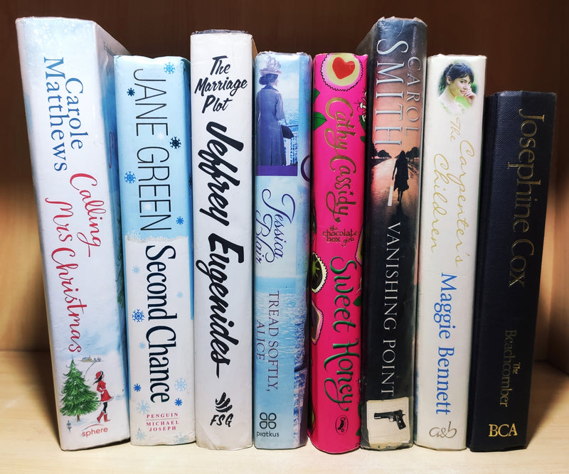 (HardBound) Love & Romance Fiction | Lot of 8 Books | Free Shipping | Free Bookmarks