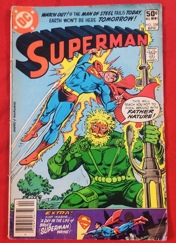 Superman Comics | Old-Vintage 1980s 90s | Comic Books by DC & Marvel | Condition: Good| Year:1980s & 1990S