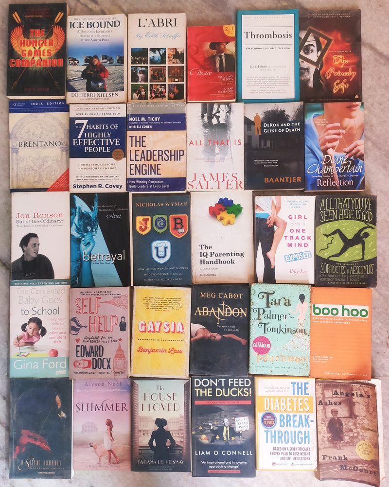 Mixed Lot of 30 Books | Mixed Genres | Condition: Used Good | FREE Bookmarks | FREE Delivery