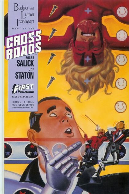 Crossroads Badger & Luther Ironheart |  Issue#3 | Year:1988 | Series:  | Pub: First Comics