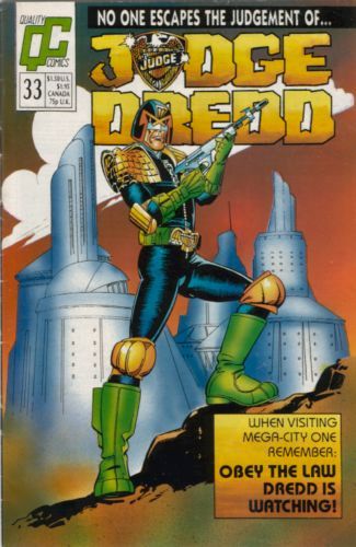 Judge Dredd, Vol. 2  |  Issue#33 | Year:1989 | Series:  | Pub: Quality Comics