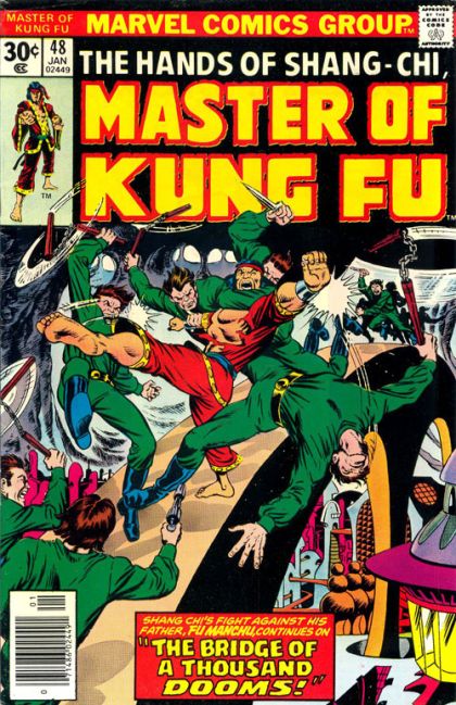 Master of Kung Fu Golden Daggers, Part 4 (Black Jack Tarr): City in the top of the world |  Issue#48A | Year:1977 | Series: Shang Chi |