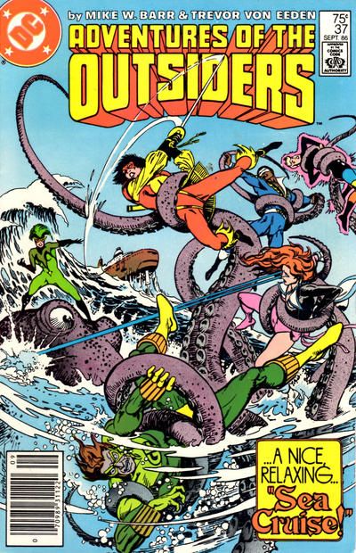 Adventures of the Outsiders Won't You Let Me Take You On A... Sea Cruise? |  Issue#37B | Year:1986 | Series: Outsiders |