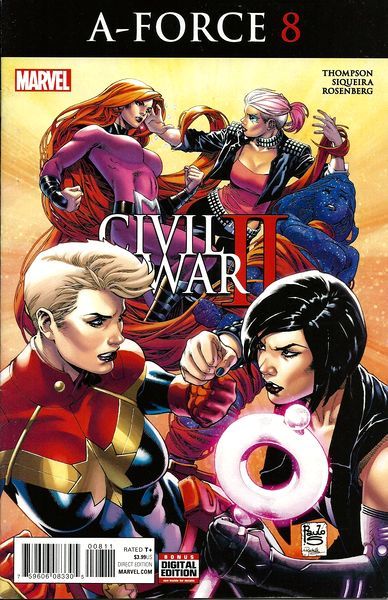 A-Force, Vol. 2 Civil War II - Alice, Part One |  Issue#8A | Year:2016 | Series:  | Pub: Marvel Comics