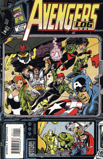 The Avengers Log  |  Issue#1A | Year:1993 | Series: Avengers |