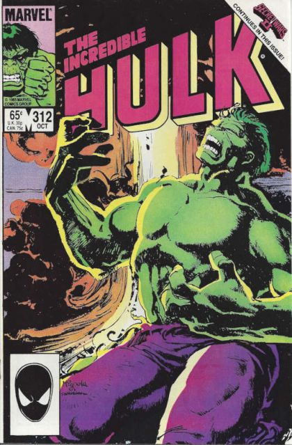 The Incredible Hulk, Vol. 1 Secret Wars II - Monster |  Issue#312A | Year:1985 | Series: Hulk | Pub: Marvel Comics | Direct Edition