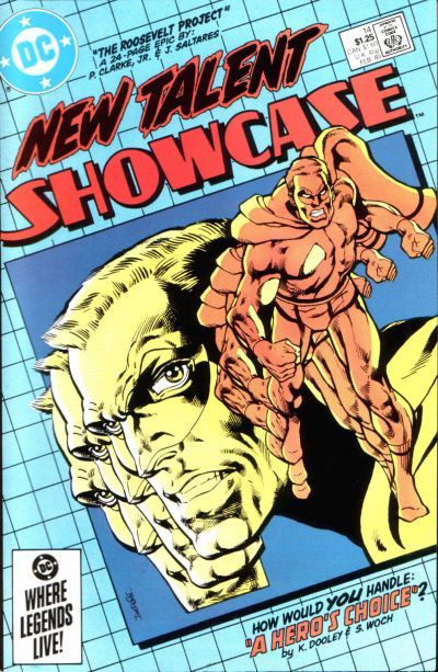 New Talent Showcase, Vol. 1 A Hero's Choice; Trial; The Fan; The Roosevelt Project; Without Rose-Colored Glasses; As a New-Born Baby |  Issue#14 | Year:1985 | Series:  |