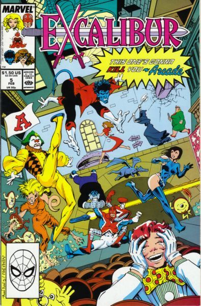 Excalibur, Vol. 1 Send In The Clowns! |  Issue#5A | Year:1988 | Series: Excalibur |