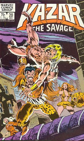 Ka-Zar, Vol. 3 New York, New York |  Issue#20 | Year:1982 | Series: Ka-Zar |